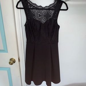 Francesca’s Black Lace Dress